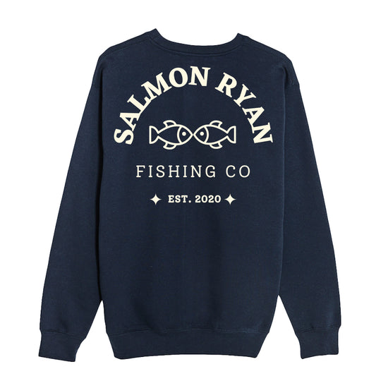 Salmon Ryan Crewneck Sweater