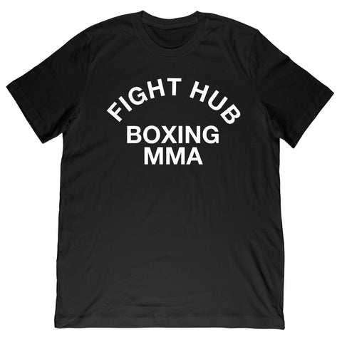 BOXING MMA TEE - BLACK