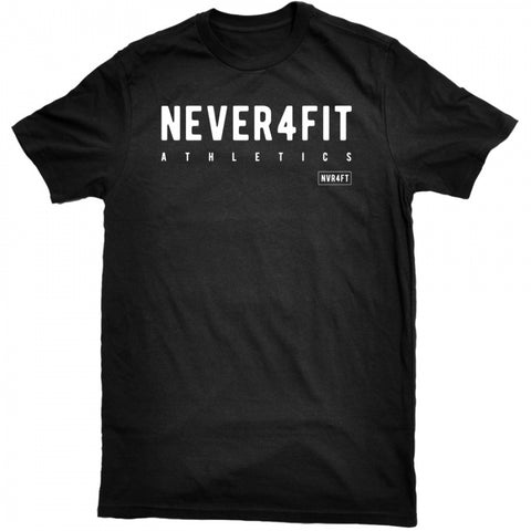Never4Fit - Icon Tee - Black