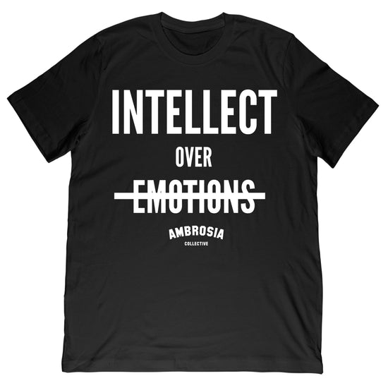 Intellect Over Emotions Tee - Black