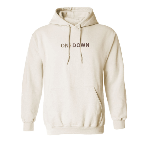 One Down Embroidered Hoodie