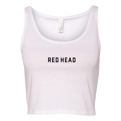 Hey Red - Red Head Crop Tank