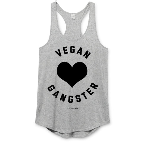 Vegan Power -  Vegan Gangster Racerback