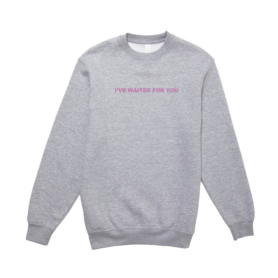 Waited For You Embroidered Crewneck