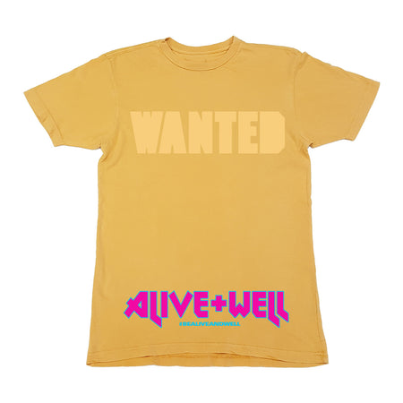 Wanted Vintage Yellow Tee